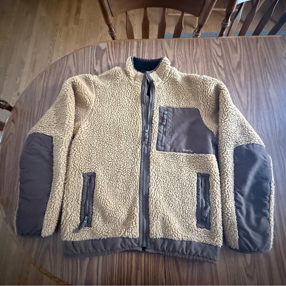 Kavu Tan and Brown Performance Jacket